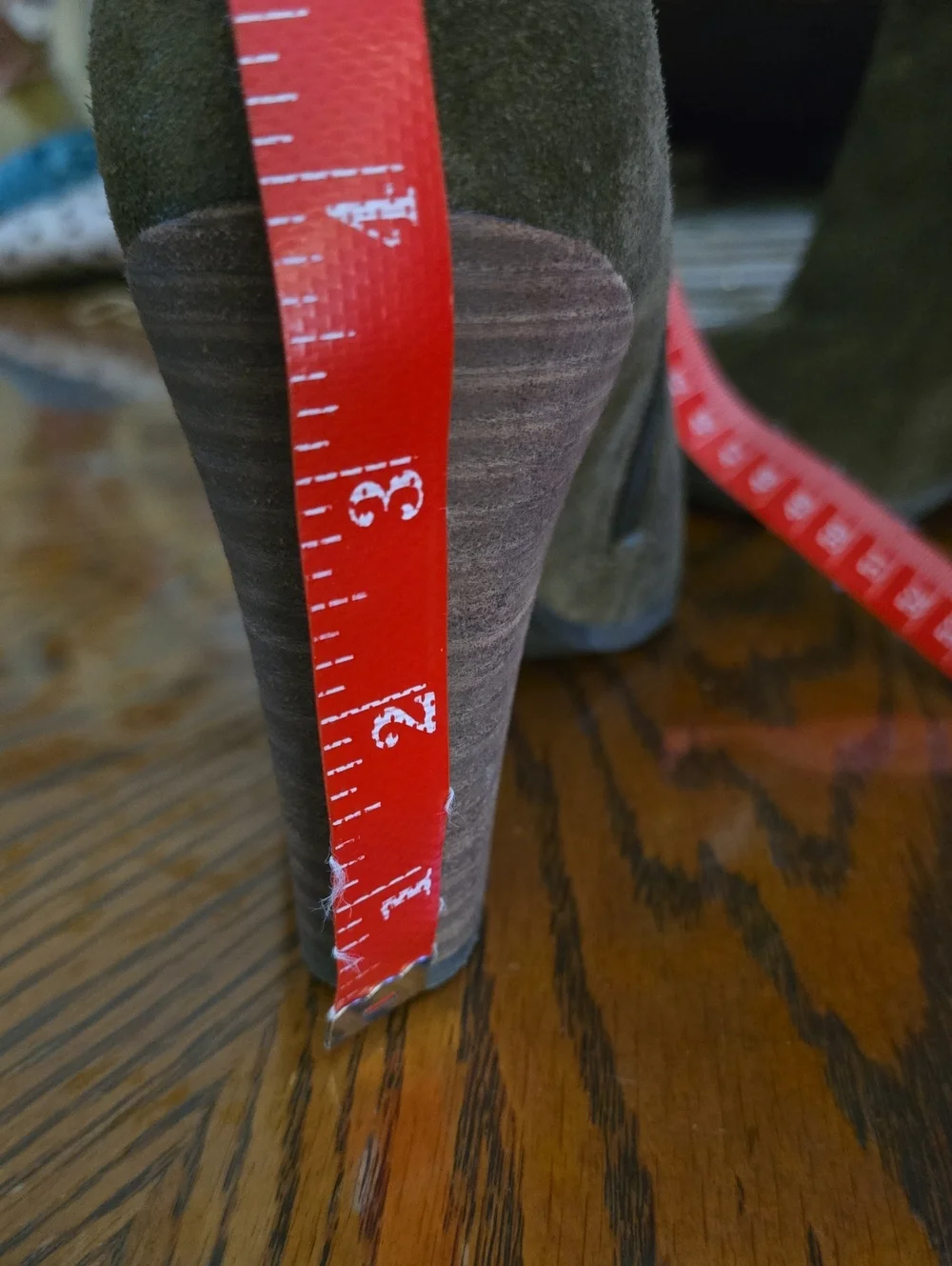 GUESS Olive Suede Leather Heeled Boots